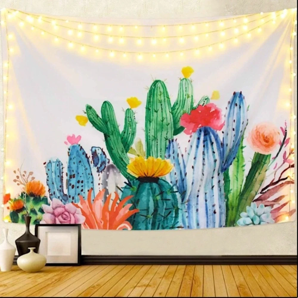 Colorful Succulent/Cactus Botanical Garden Wall Art for Baby Room/Dorm/Teenagers